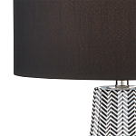 Настольная лампа с черно-белым узором Wavy Stripes варинант исполнения - 1 | Loft Concept в Самаре