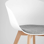 Стул из пластика с мягким сиденьем Eames варинант исполнения - 7 | Loft Concept в Самаре