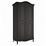 Шкаф черный из массива бука в стиле прованс Black Provence варинант исполнения - 3 | Loft Concept в Самаре