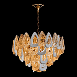 Люстра с многослойными белыми и прозрачными подвесками Character Chandelier варинант исполнения - 4 | Loft Concept в Самаре