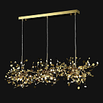 Люстра подвесная из трех частей с металлическими круглыми элементами Terzani Argent варинант исполнения - 5 | Loft Concept в Самаре