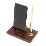 Подставка для телефона с ручкой из натурального камня креноид Natural Stone Stand варинант исполнения - 3 | Loft Concept в Самаре