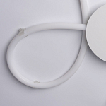 Люстра белого цвета с тремя изогнутыми светодиоидными плафонами Luke Lampco Tracer Lamp варинант исполнения - 3 | Loft Concept в Самаре