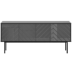 Длинная тумба с зеркальным декором Serena варинант исполнения - 11 | Loft Concept в Самаре