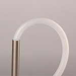 Настольная лампа белым изогнутым плафоном на круглой подставке Luke Lampco Tracer Lamp варинант исполнения - 9 | Loft Concept в Самаре
