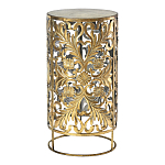 Столик приставной с цветочной резной фактурой Madagascar варинант исполнения - 1 | Loft Concept в Самаре