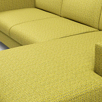 Мебельная ткань Шенилл горчичный цвет 142 см T4-62 варинант исполнения - 10 | Loft Concept в Самаре