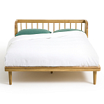 Кровать из массива дуба с пружинным блоком Mateta варинант исполнения - 2 | Loft Concept в Самаре