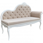 Рекомье со спинкой в стиле прованс Montmartre Provence Ottoman варинант исполнения - 2 | Loft Concept в Самаре