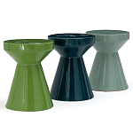 Приставной стол из керамики Manufacto Green варинант исполнения - 3 | Loft Concept в Самаре