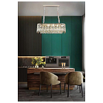 Люстра овальная с хрустальными подвесками Roul Crystal Light варинант исполнения - 8 | Loft Concept в Самаре