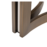 Столик журнальный с круглой мраморной столешницей Unique Stone Design варинант исполнения - 6 | Loft Concept в Самаре