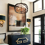 Люстра черная из эллиптических элементов Overlapping Orbits варинант исполнения - 2 | Loft Concept в Самаре