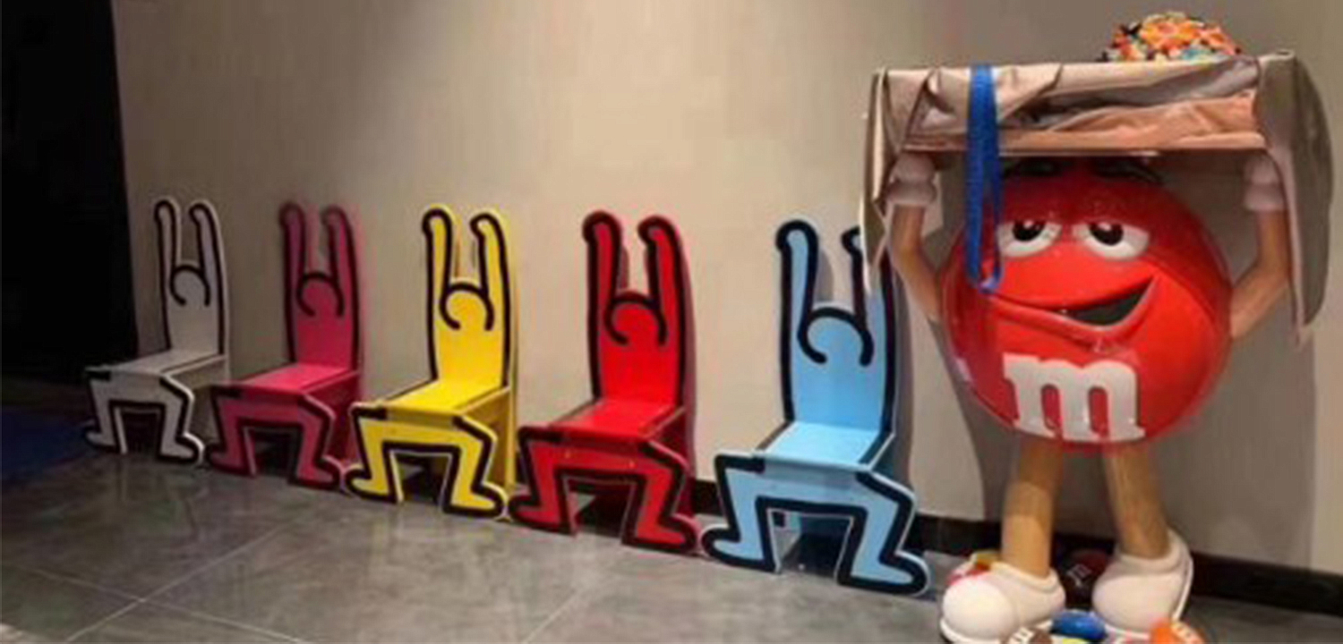 Детский стул Chaise Keith Haring Dancer Vilac Голубой Детский стул Chaise Keith Haring Dancer Vilac Голубой - Loft-Concept в Самаре