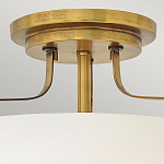 Потолочный светильник с круглым матовым белым плафоном Hinkley варинант исполнения - 6 | Loft Concept в Самаре