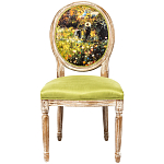 Стул из натурального бука с цветочным принтом Impressionism in Color варинант исполнения - 1 | Loft Concept в Самаре