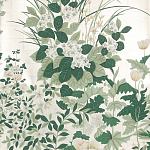 Обои ручная роспись Uki Hana Original Colourway on 12 Carat White Gold gilded paper варинант исполнения - 1 | Loft Concept в Самаре