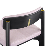 Барный стул из массива ясеня с обивкой из рогожки Elegant Ash Shape варинант исполнения - 5 | Loft Concept в Самаре