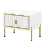 Тумба прикроватная белая с ящиком Antique Order варинант исполнения - 1 | Loft Concept в Самаре