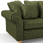 Мебельная ткань Шенилл зеленый цвет 138 см T4-22 варинант исполнения - 7 | Loft Concept в Самаре