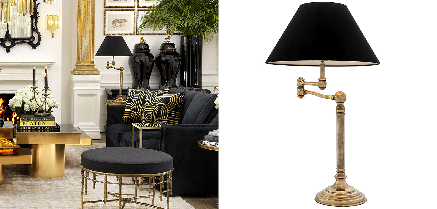 Настольная лампа Eichholtz Table Lamp Regis Настольная лампа Eichholtz Table Lamp Regis - Loft-Concept в Самаре