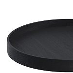 Cross W поднос из массива дуба чёрного цвета варинант исполнения - 1 | Loft Concept в Самаре