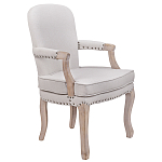 Кресло Aubrey Classical Armchair beige flax варинант исполнения - 1 | Loft Concept в Самаре