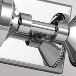 Бра для ванных комнат горизонтальное с 2-мя прозрачными рифлеными цилиндрическими плафонами Feiss варинант исполнения - 3 | Loft Concept в Самаре