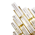 Бра стеклянное с золотым каркасом Luxxu Modern варинант исполнения - 1 | Loft Concept в Самаре