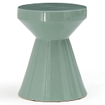 Приставной стол из керамики Manufacto Gray-green варинант исполнения - 1 | Loft Concept в Самаре