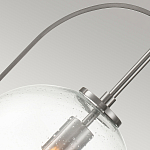 Подвесной светильник с прозрачным плафоном в форме шара в арочной подвеске Hinkley варинант исполнения - 16 | Loft Concept в Самаре