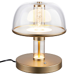 Настольная лампа с плафоном из акрила и металлическим основанием Blanton 23 варинант исполнения - 2 | Loft Concept в Самаре