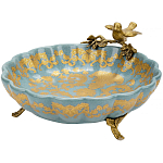 Блюдо фарфоровое Птица на ветке Flora варинант исполнения - 1 | Loft Concept в Самаре