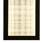 Светодиодное прямоугольное бра из металла черного цвета Lattice Lux варинант исполнения - 4 | Loft Concept в Самаре