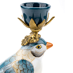 Фарфоровый подсвечник с птицей Eden Garden варинант исполнения - 4 | Loft Concept в Самаре