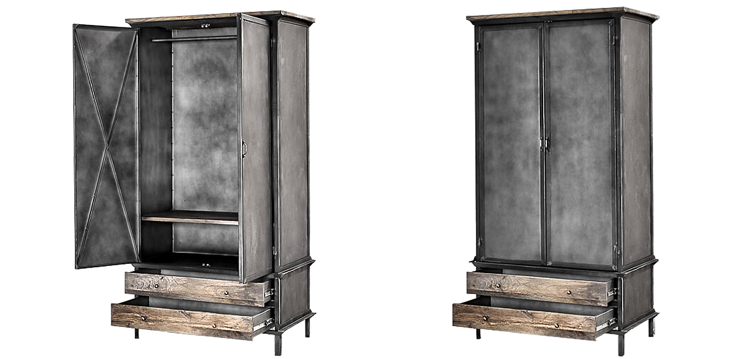 Шкаф Gasparo Loft Wardrobe Шкаф Gasparo Loft Wardrobe - Loft-Concept в Самаре