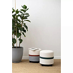 Пуф с плетеной светло-бежевой обивкой Serene Holidays варинант исполнения - 4 | Loft Concept в Самаре