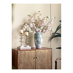 Ваза высокая с зелеными цветочными и птичьими мотивами Vase Inspired by Nature варинант исполнения - 5 | Loft Concept в Самаре