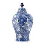 Ваза с крышкой в китайском стиле Гранатовое дерево Blooming Pomegranate варинант исполнения - 3 | Loft Concept в Самаре