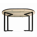 Стол обеденный раздвижной со столешницей белый мрамор Magali варинант исполнения - 5 | Loft Concept в Самаре