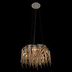 Люстра подвесная круглая с изогнутыми металлическими дугами и ниспадающими цепочками 65 см Atlantis Chain варинант исполнения - 13 | Loft Concept в Самаре