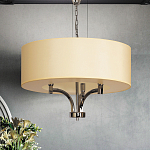 Люстра подвесная с цилиндрическим абажуром кремового цвета Natural Concepts варинант исполнения - 3 | Loft Concept в Самаре