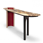 Консоль с овальной столешницей со светодиодной подсветкой Ruby варинант исполнения - 1 | Loft Concept в Самаре