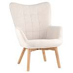 Белое кресло на ножках из массива CORDELIA варинант исполнения - 1 | Loft Concept в Самаре