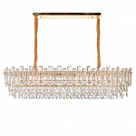 Люстра овальная с хрустальными подвесками Gorgeous Crystal Light варинант исполнения - 3 | Loft Concept в Самаре