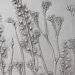 Панно Серые цветы варинант исполнения - 4 | Loft Concept в Самаре