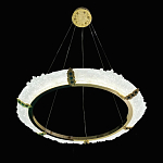 Люстра в форме кольца с цветочным декором Warm Heavenly Light варинант исполнения - 1 | Loft Concept в Самаре