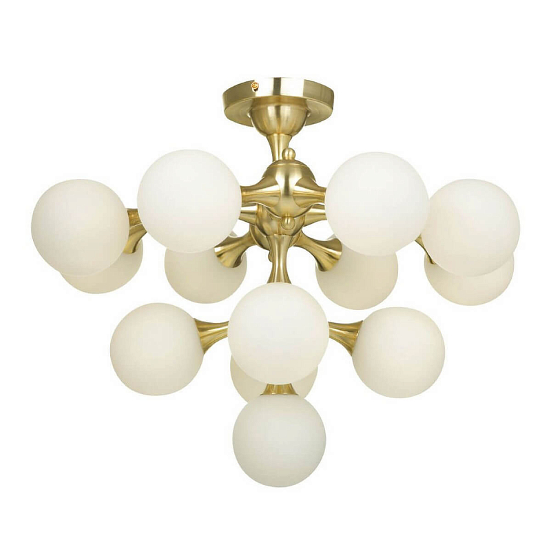 Потолочный светильник MOONDROP Lamp Gold 13 Белый Золотой Потолочный светильник MOONDROP Lamp Gold 13 Белый Золотой в Самаре | Loft Concept