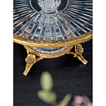 Чаша из прозрачного стекла с фигурками разноцветных попугаев на ободке 38 Eden Garden варинант исполнения - 4 | Loft Concept в Самаре