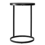 Кофейный столик круглый чёрный Compact Loft варинант исполнения - 1 | Loft Concept в Самаре